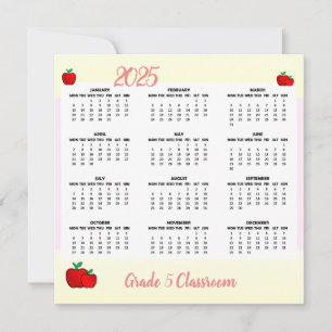 Calendario de profesores de Apple 2025