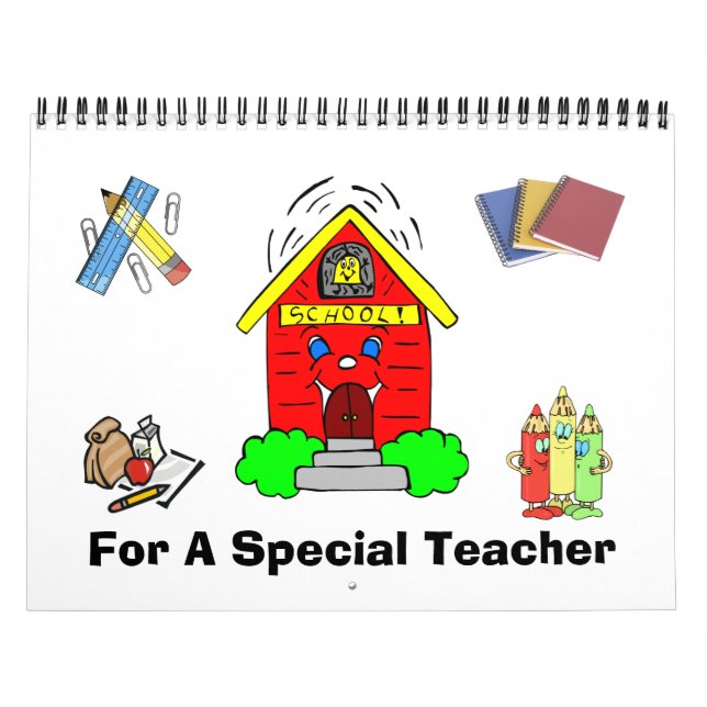 Calendario de profesores personalizable (Tapa)