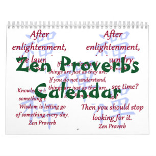 Calendario de proverbios de Zen