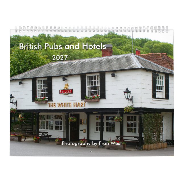 Calendario de pubs y hoteles británicos 2027 (Tapa)