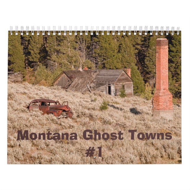 Calendario de pueblos fantasma de Montana #1 (Tapa)