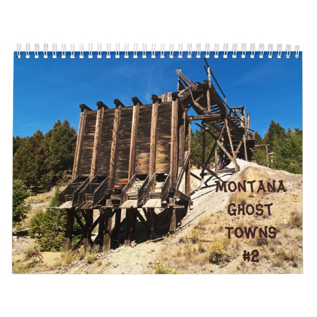 Calendario de pueblos fantasma de Montana #2 (Tapa)