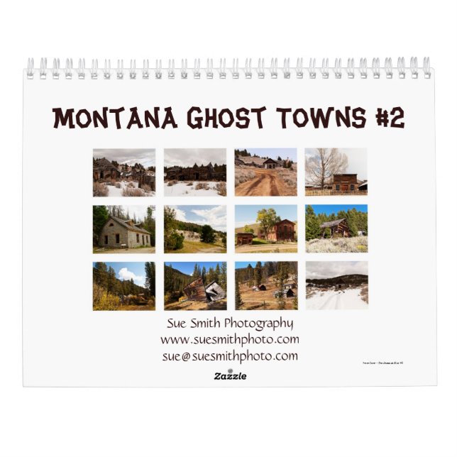 Calendario de pueblos fantasma de Montana #2 (Reverso)