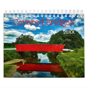 Calendario de puentes cubiertos   Año editable