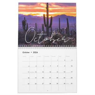 Calendario de Puesta de Sol Personalizado 2027 Cal