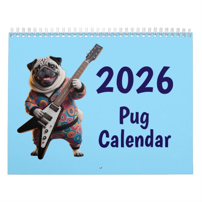 Calendario de Pug (Tapa)