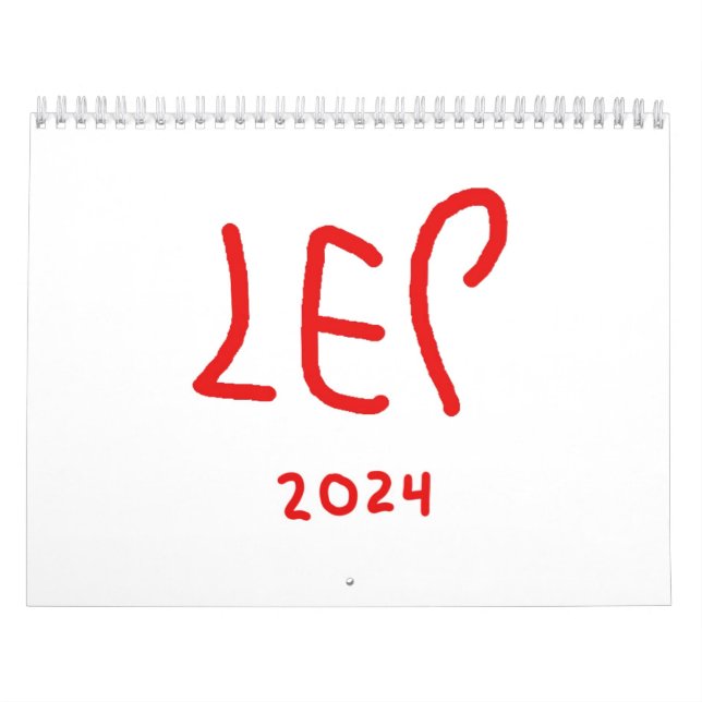 Calendario de Punks de bajo esfuerzo 2024 (Tapa)