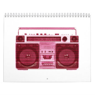 calendario de radio retro