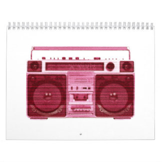 calendario de radio retro
