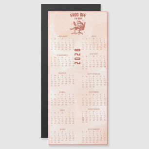 Calendario de rana marrón FROG Off I'm Busy  2026