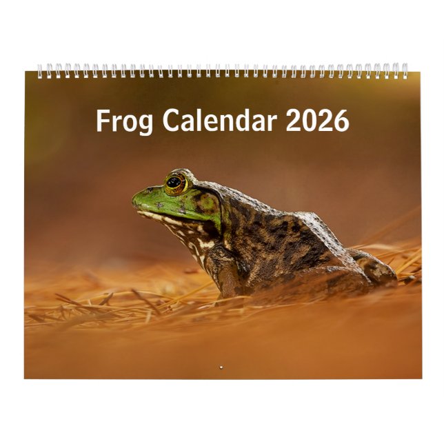 Calendario de ranas 2025 (Tapa)