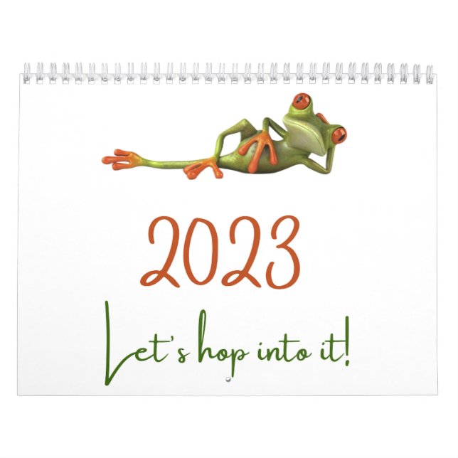 Calendario de ranas de 2023 (Tapa)