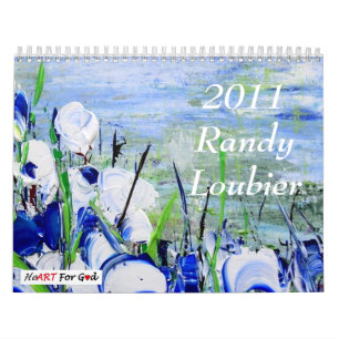 Calendario de Randy Loubier 2011 con escritura