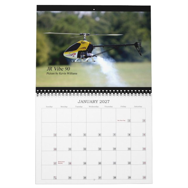 Calendario de RC Heli (Jan 2027)