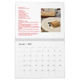 Calendario de recetas de 2024