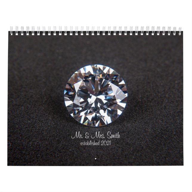 Calendario de Recuerdos de boda (Tapa)