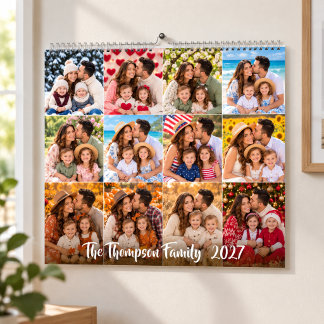 Calendario de Recuerdos Familiares Personalizados