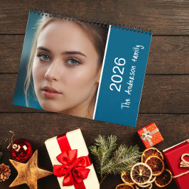 Calendario de regalo de la familia de fotos