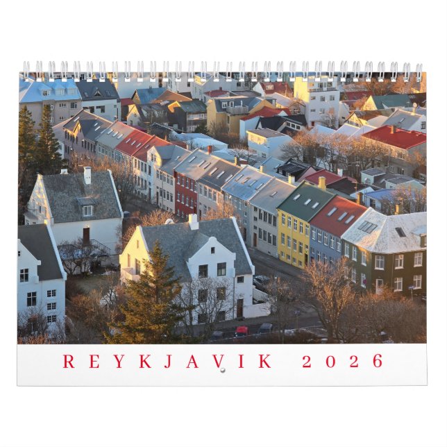 calendario de Reikiavik 2026 (Tapa)