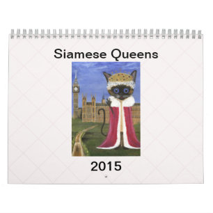 Calendario de Reinas Siamesas - 2015