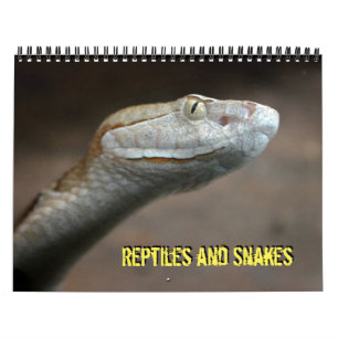 Calendario de reptiles y serpientes