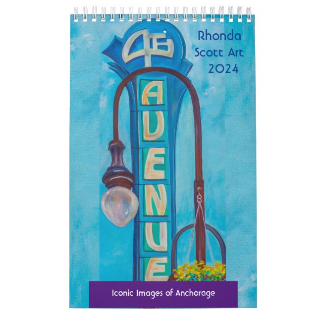 Calendario de Rhonda Scott Art 2024 (Tapa)