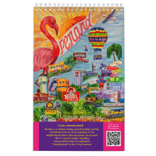 Calendario de Rhonda Scott Art 2024