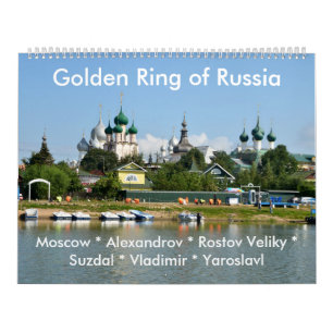 Calendario de Ring Dorado de Rusia