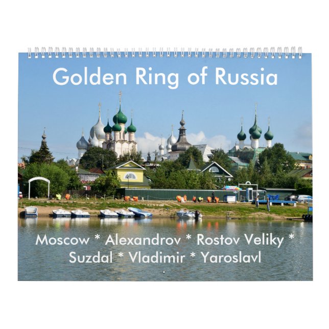 Calendario de Ring Dorado de Rusia (Tapa)