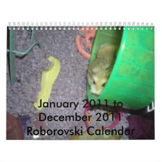 Calendario de Roborovski 2011