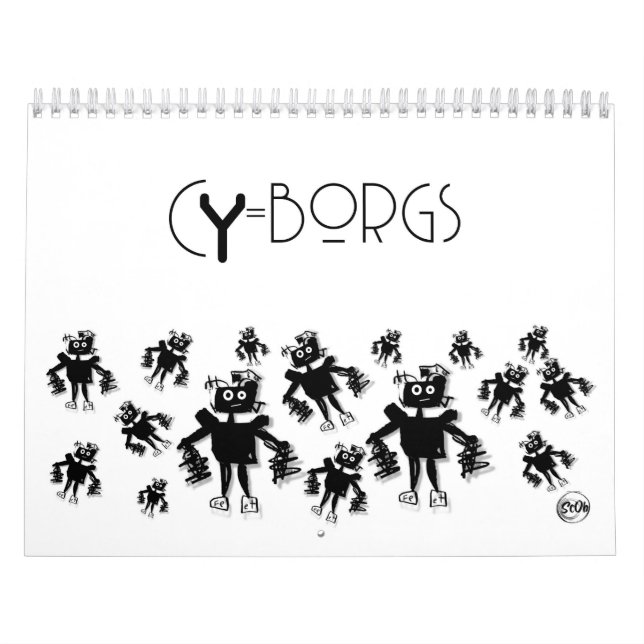 Calendario de robos de Cyborg (Tapa)