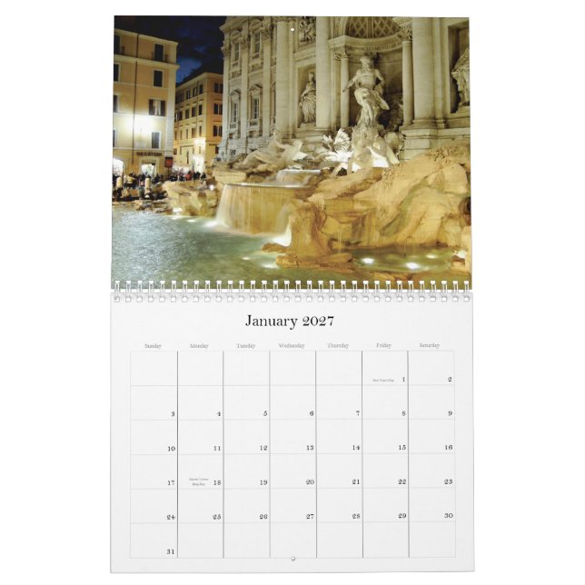 Calendario de Roma 2009 (Jan 2027)