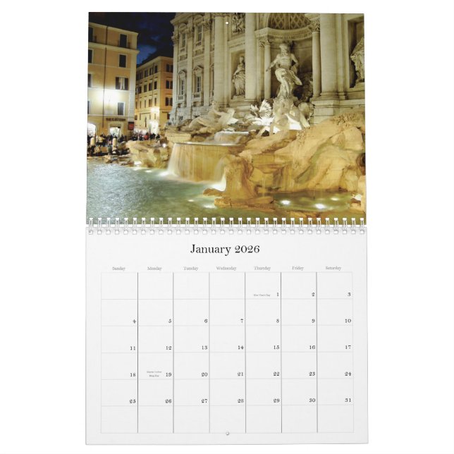 Calendario de Roma 2009 (Jan 2026)