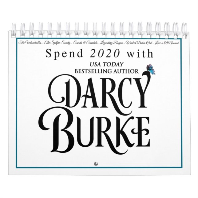 Calendario de Romance Histórico Darcy Burke de Est (Tapa)