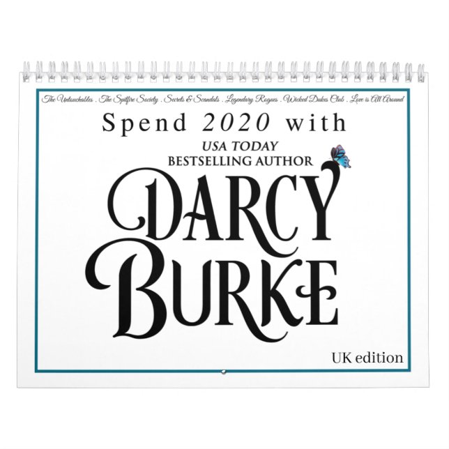 Calendario de romance histórico de Darcy Burke 202 (Tapa)