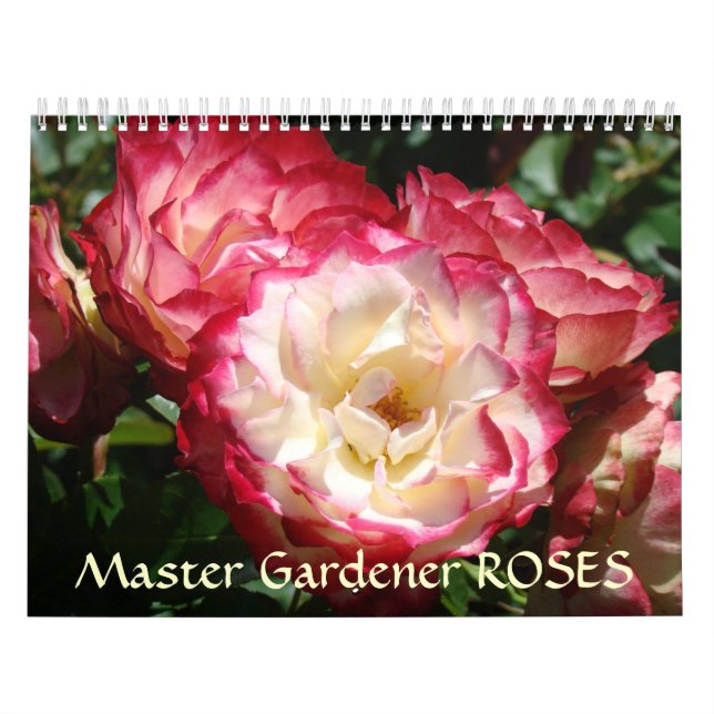 Calendario de rosas de MASTER GARDENERS Flores de  (Tapa)
