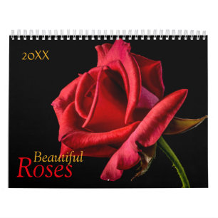Calendario de Rosas personalizados   Texto de año 