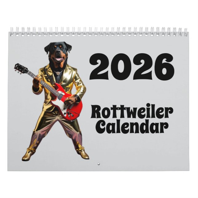 Calendario de Rottweiler (Tapa)