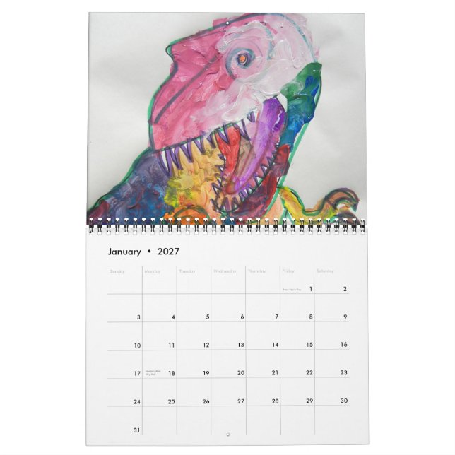 Calendario de ruidos cósmicos (Jan 2027)