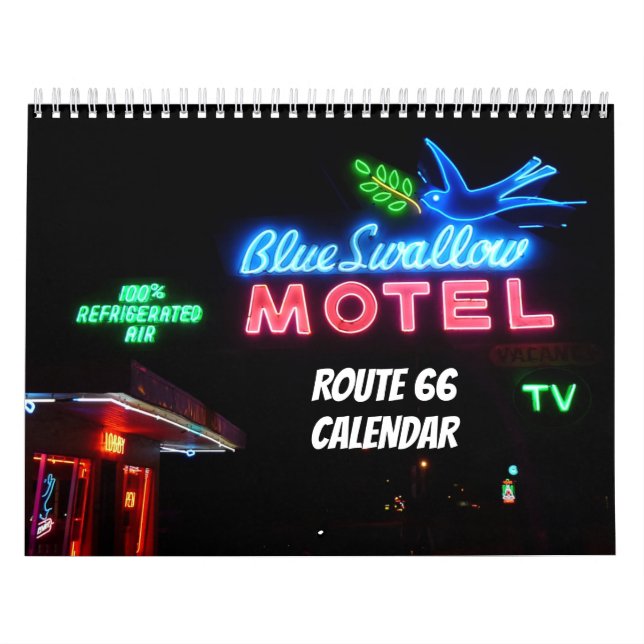 Calendario de ruta 66 (Tapa)