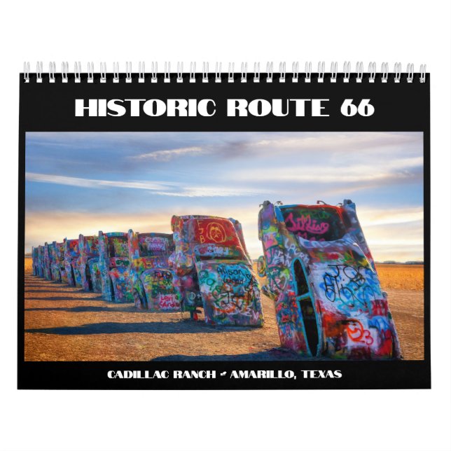 Calendario de ruta histórica 66 (Tapa)