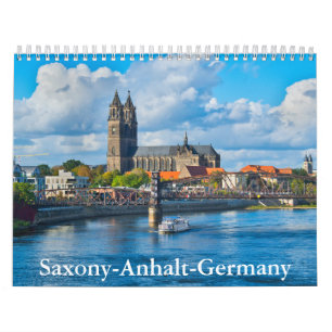 Calendario de Sajonia-Anhalt-Germany