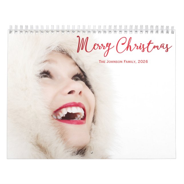 Calendario de saludos de Navidad de 2026 (Tapa)