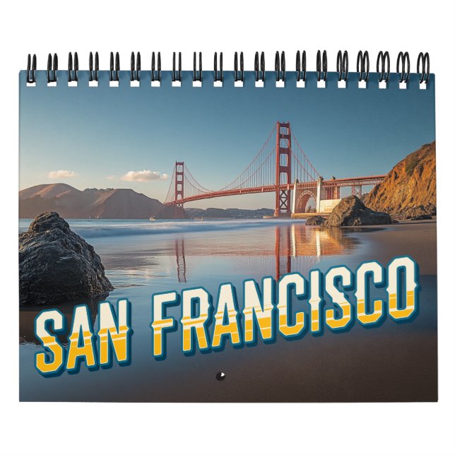 Calendario de San Francisco 2025 - 12 escenas icón (Tapa)