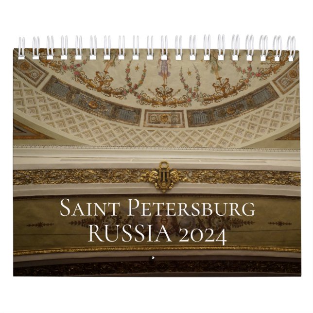 Calendario de San Petersburgo 2024 (Tapa)