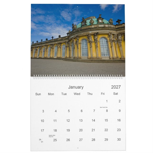 Calendario de Sanssouci 2010 (Jan 2027)