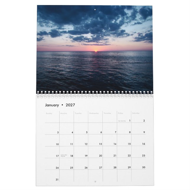 Calendario de Sarasota, la Florida (Jan 2027)