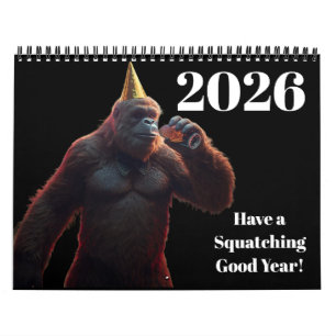 Calendario de Sasquatch Bigfoot