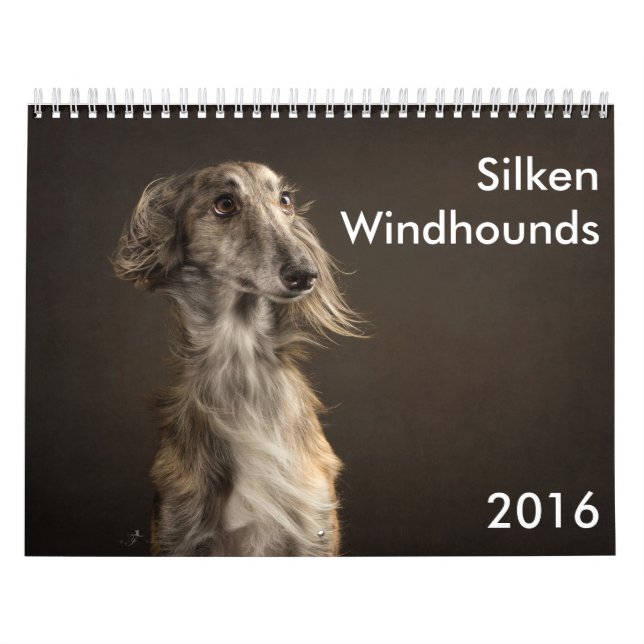 calendario de seda de 12 2016 Windhounds (Tapa)