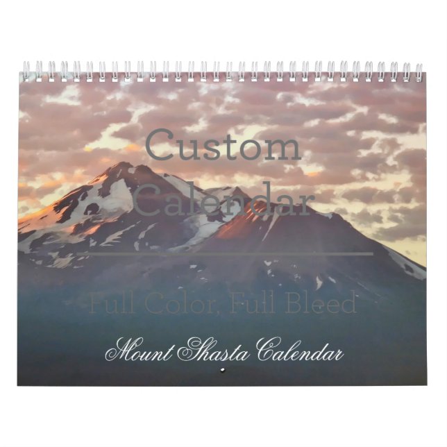 CALENDARIO DE SHASTA DEL SOPORTE (Tapa)